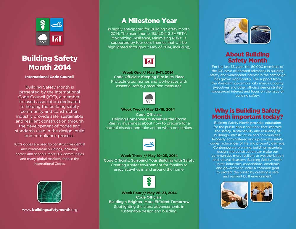Building Safety Month 2014 Brochure