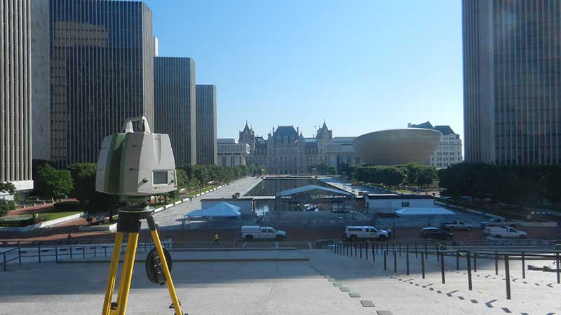 3d laser scanning services of Albany buildings